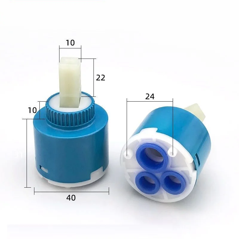 General hot and cold faucet valve core 35 kitchen sink basin faucet 40 ceramic valve core accessories faucet cartridge