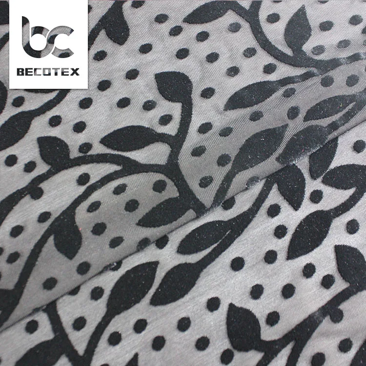 2024 New Hot Sale Stretch Flower Hollow Burnout Velvet Fabric For Sofa