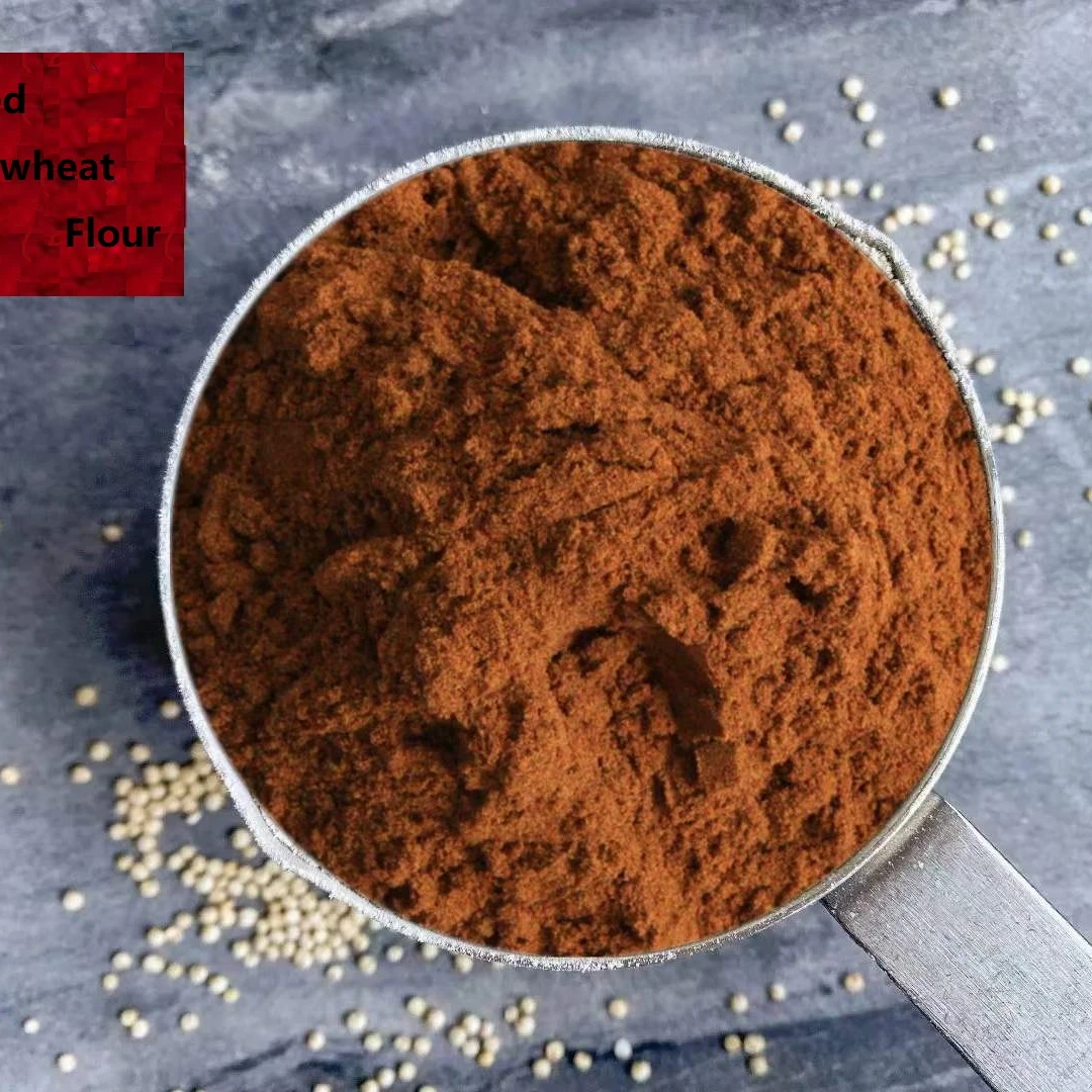 brown buckwheat flour roasted baked buckwheat powder 20kg bag