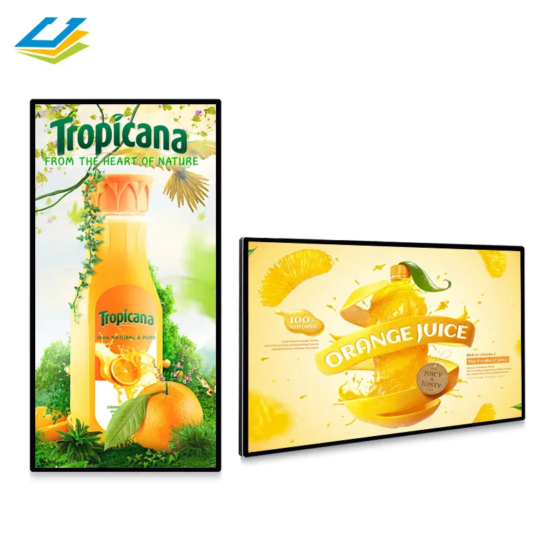Custom 55 65 70 75 86 inch lcd tv advertising screen 55 inch digital signage lcd display for advertising