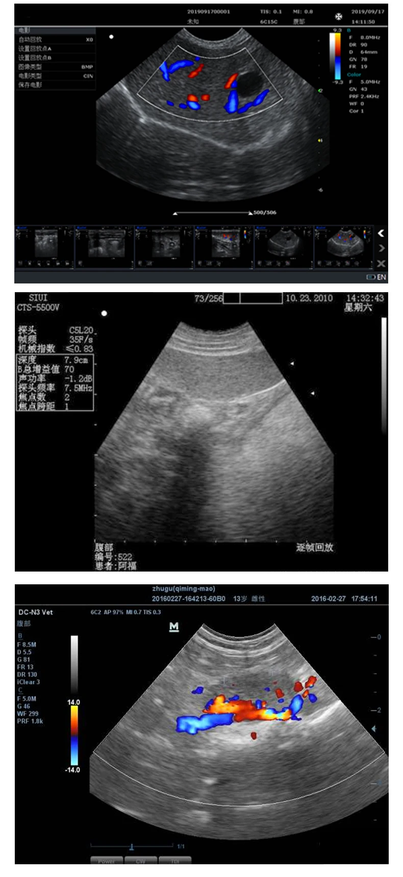 CE certificate Veterinary portable ultrasound scanner Portable Full Digital animal ultrasound machine