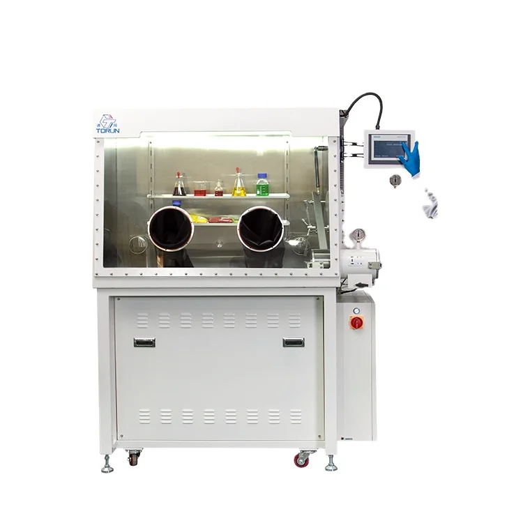 Laboratory Precious metal chemicals Lithium Battery controlled atmosphere H2O O2 gas purification system Glove box