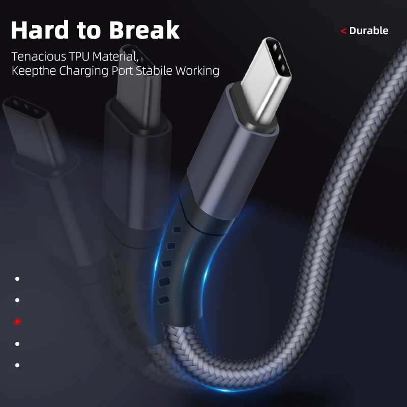 
2021 wholesale hot sale product cheap price micro usb charging cable 1m 2m mobile phone data cable for micro/type c/i-product 