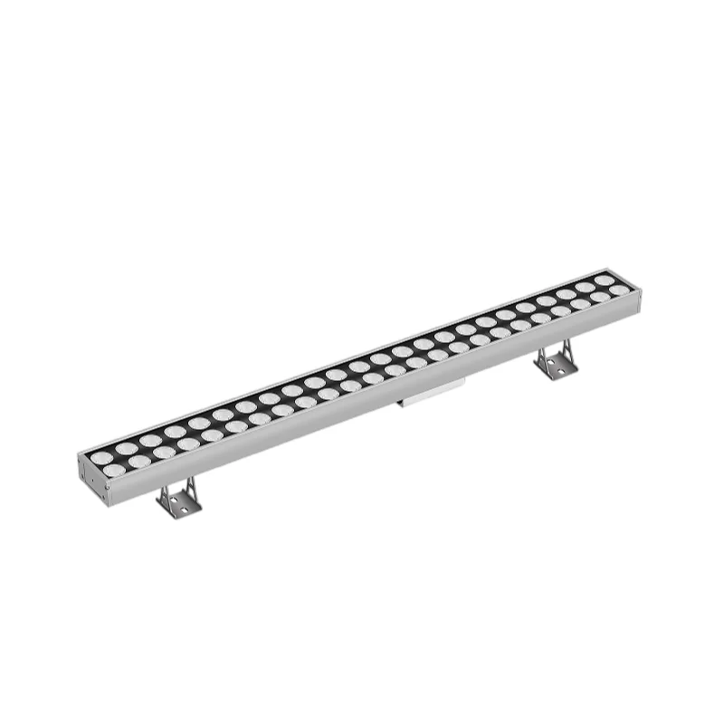 110V 220V Modern Outdoor Exterior Linear Strip Wall Lamp 3000K Warm White Garden LED Wall Light
