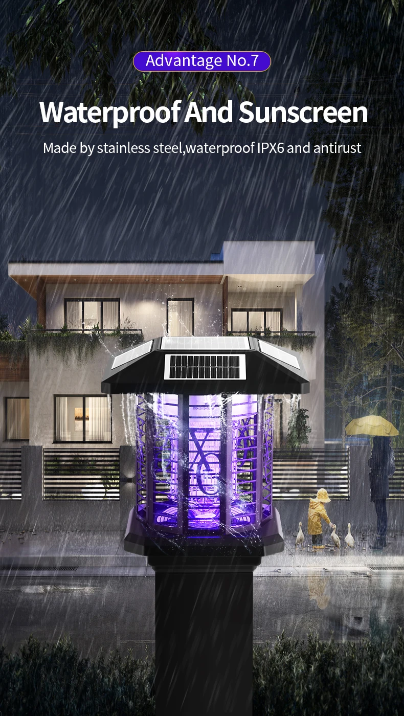 2020 photocatalyst la polla de atrapa raqueta anti mosquito bulb machine fly insect trap electric mosquito killing killer lamp