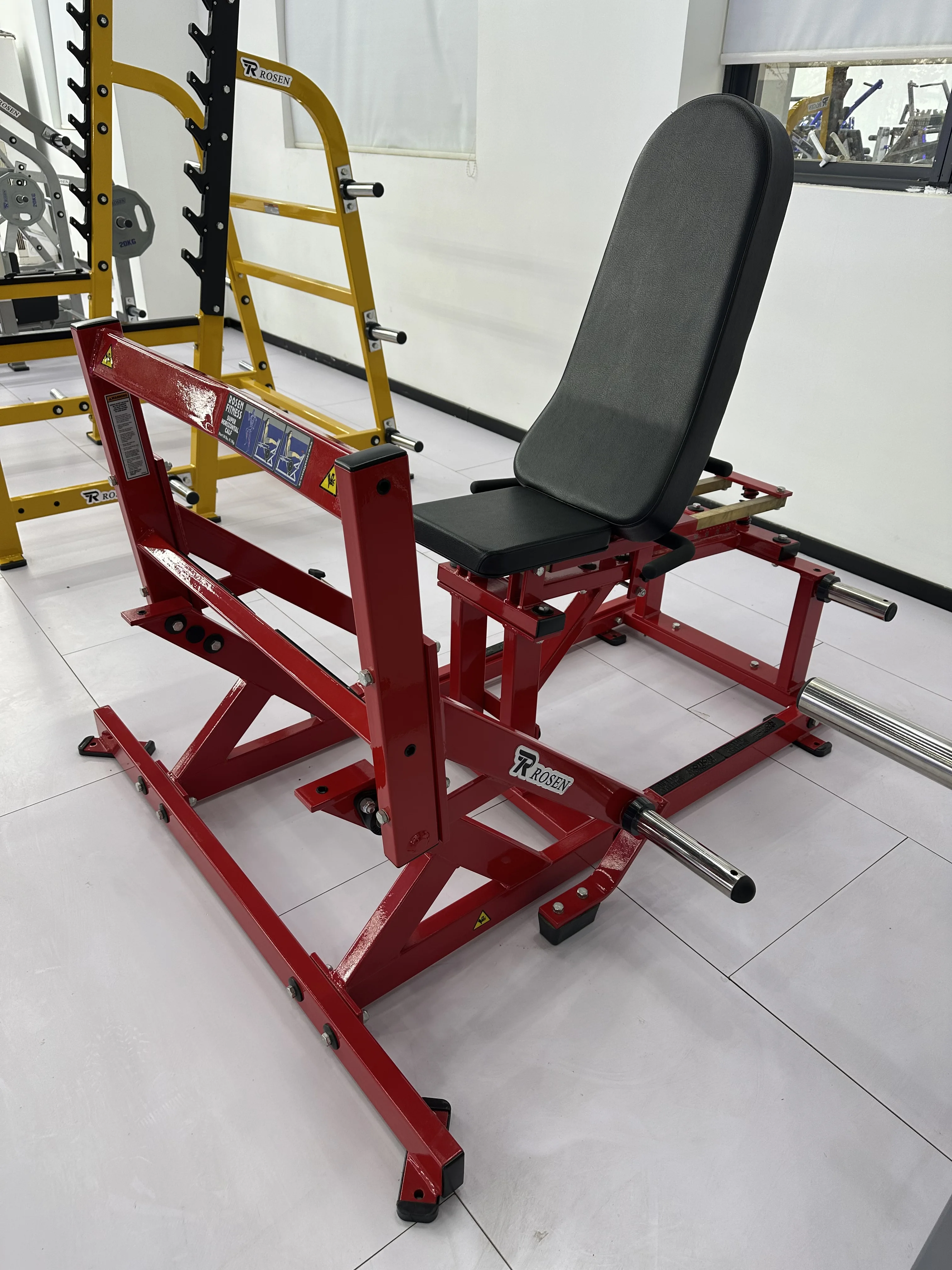 Source Factory Bodybuilding Commercial Plate Loaded Gym Strength Training Super Horizontal Calf With Color Customization
