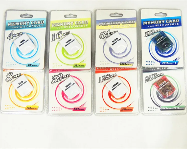 High quality 4M/8M/16M/32M/64M/128M/256M/512M/1024M for gamecube for wii memory card