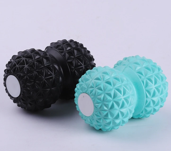 EVA Foam Roller Ball Therapy Massage Double Peanut Yoga Fitness Customized Logo Massage Ball
