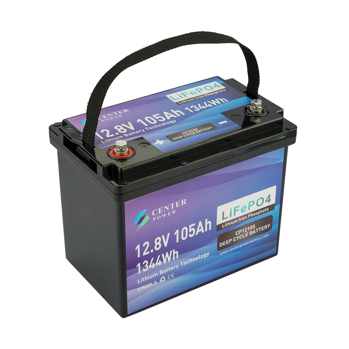Солнечная энергия для хранения кемперов морские батареи литиевая фосфатная батарея Lifepo4 12 В 105Ah