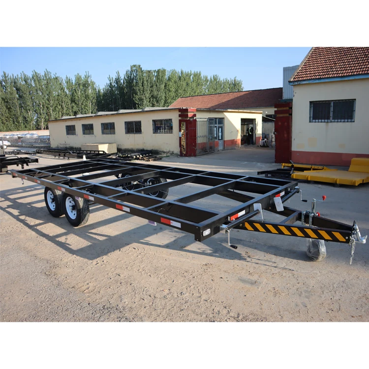 house trailer chassis tandem axles skeleton trailer chassis