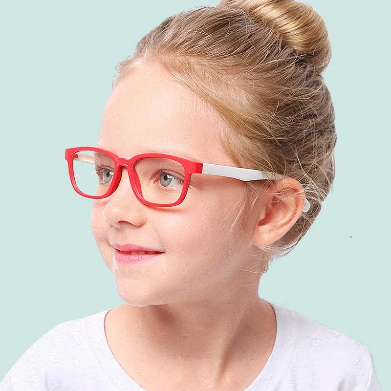 Vogue of new fund of 2022 children against the blue soft frame glasses lens silicone gender equality goggles
