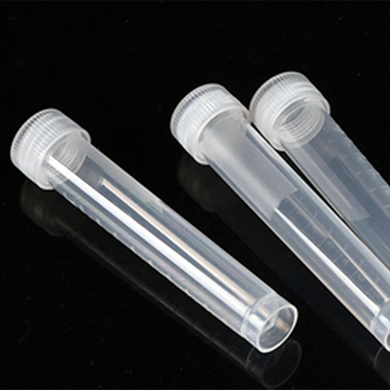 5 ml Plastic Cryogenic Storage Vials with Screw Caps