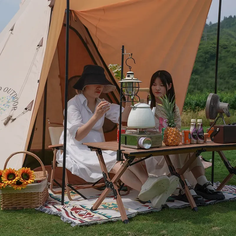 Deerland High Quality Light Weight Aluminium Kermit Chair Oxford Fabric with PU Coating Camping Folding Chair