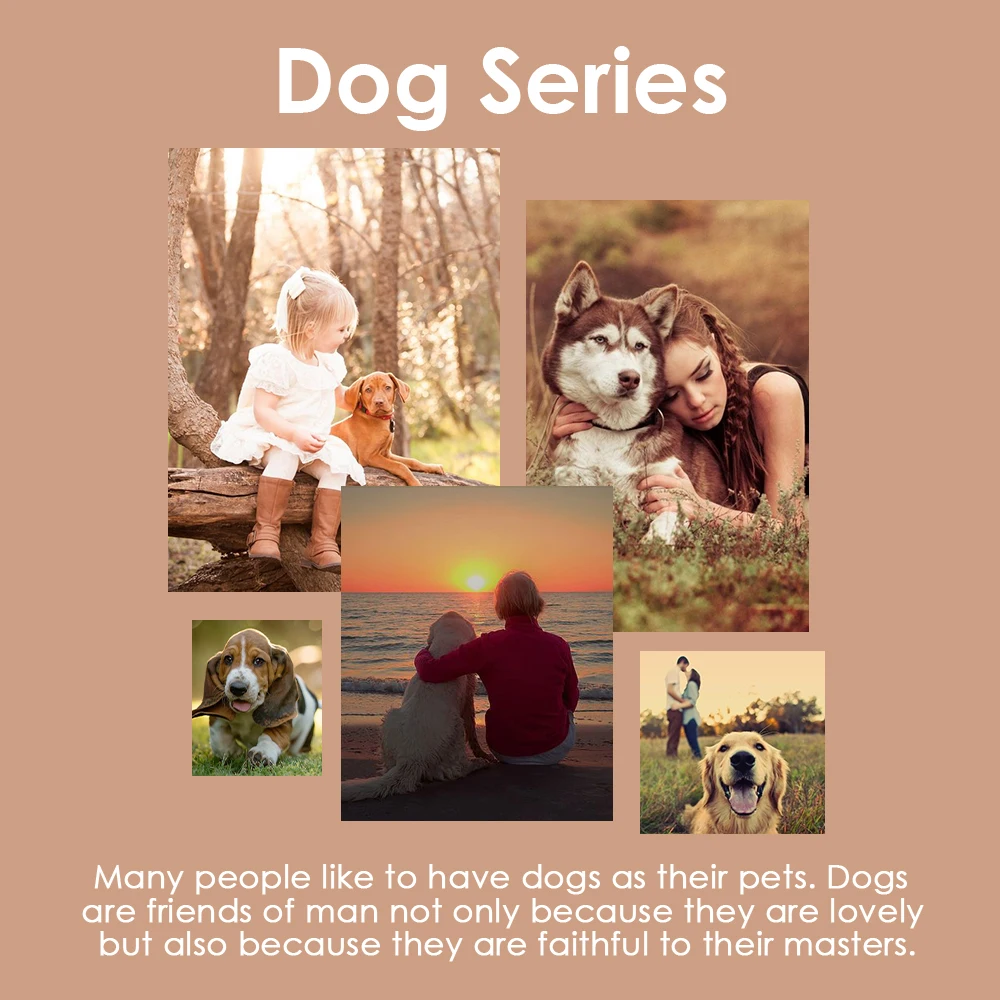 eManco Customized Animal Dog Symbols Puppy Pet DOGS Necklace 14K Gold Choker Collar Necklace Stainless Steel Women Kids Jewelry