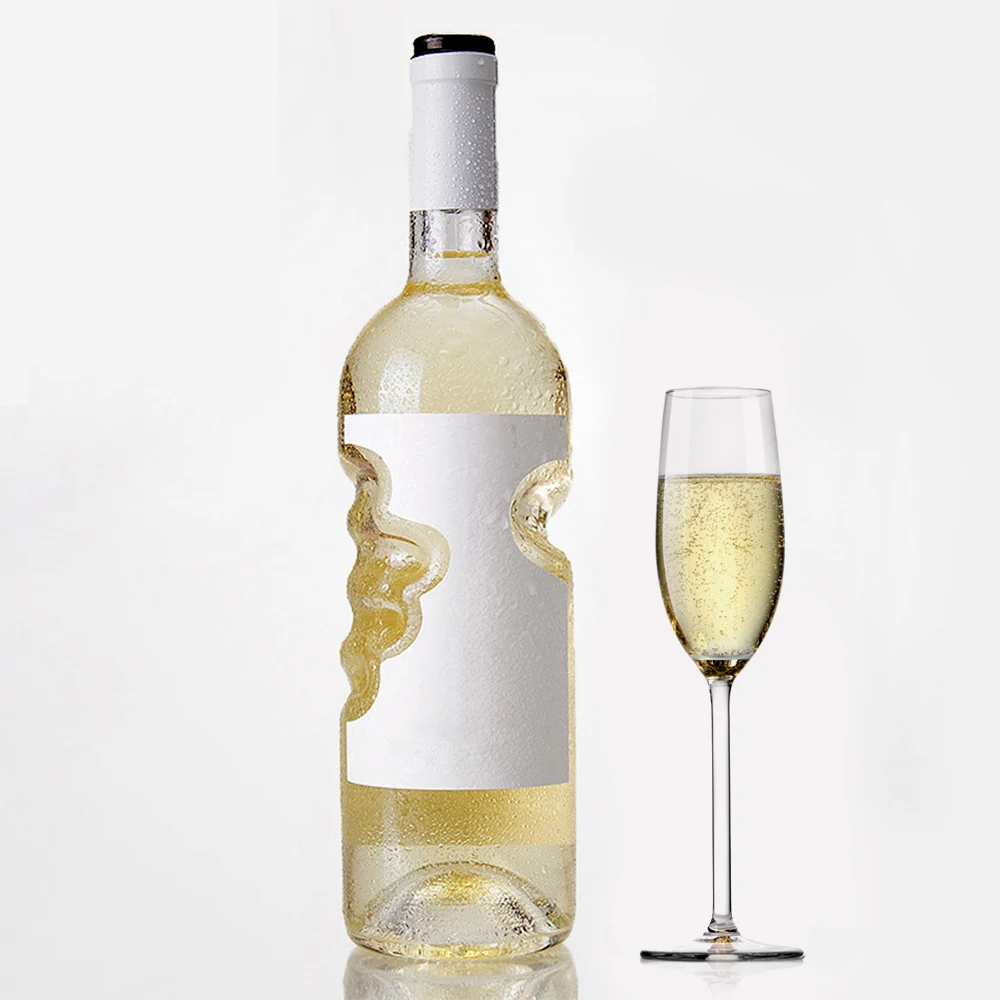 Оптовая продажа от производителя, бутылки для красного вина объемом 500 мл, 750 мл, стеклянные бутылки в форме ангела для фруктового сока, вина