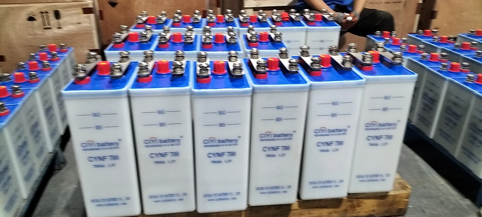 Highest Quality Ni-Fe Battery Home Solar System Battery 24V 48V 100AH and 48V is 40pcs 1.2V100Ah single cells in series
