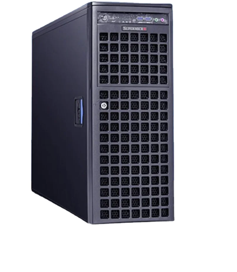 Ultra Micro SuperMicro 740GP-TNRT Gen 3 Xeon 4CH RTX3090GPU Deep Learning Server Workstation Dual Xeon 4310 24-core 48-thread 2.