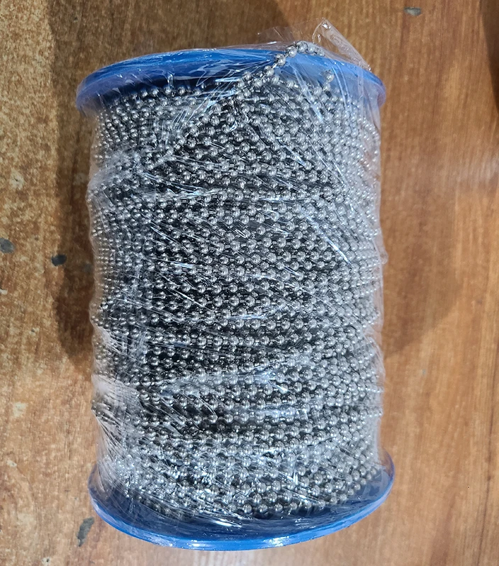 High quality 4.5 mm*6 stainless steel 304 antique bronze blind ball chain for curtain