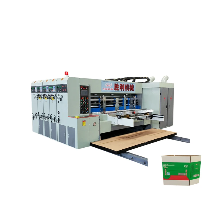 High accuracy full automatic paper carton box cutting and printing machine