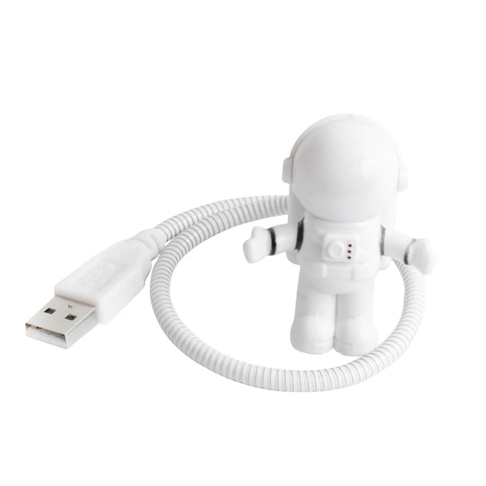 USB Night Light LED Astronaut Lamp Desk Lamp Flexible LED Nightlight 5V Reading Table Light Space Man Decoration Lamp for Laptop