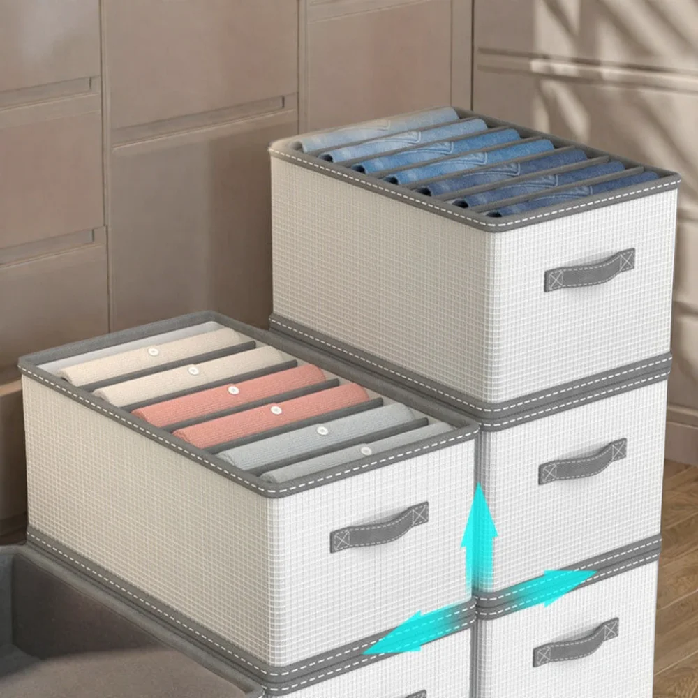 Wholesale Washable Thickened PP Board Waterproof Dustproof fabric collapsible storage box for clothes foldable