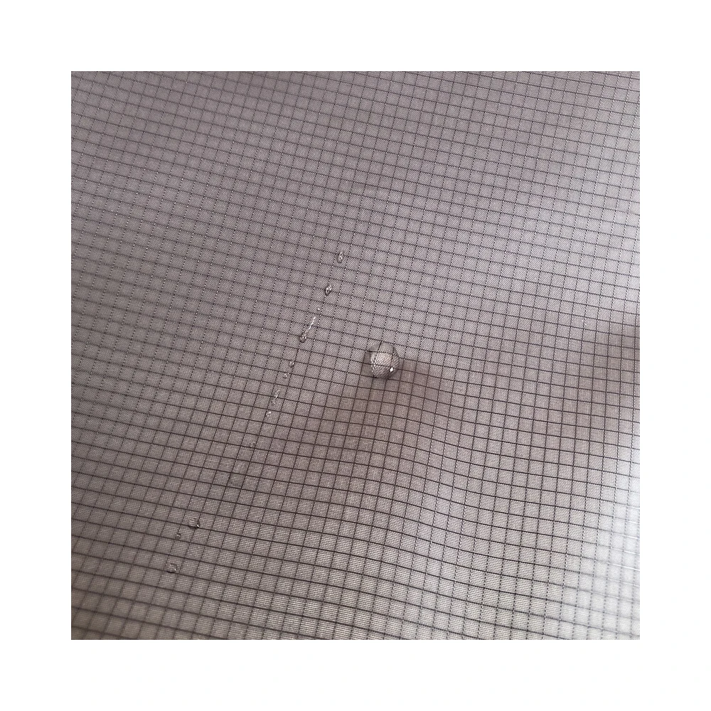 
2021 new listing lattice taffeta fabric pink polyester taffeta waterproof fabric 