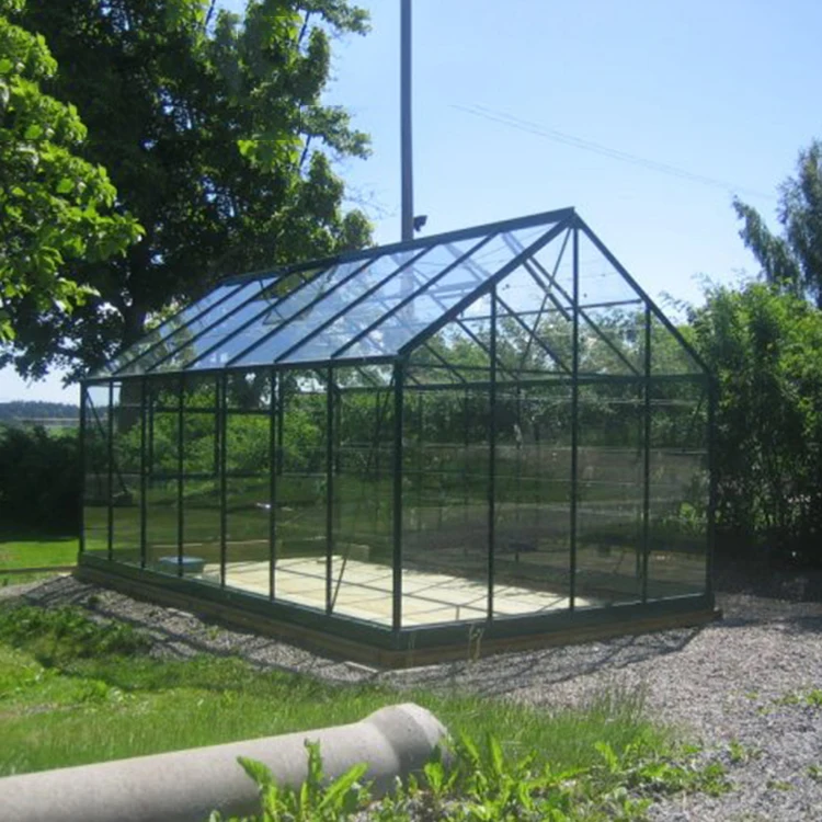 HX75126G Selling in europe spring clips glass greenhouse