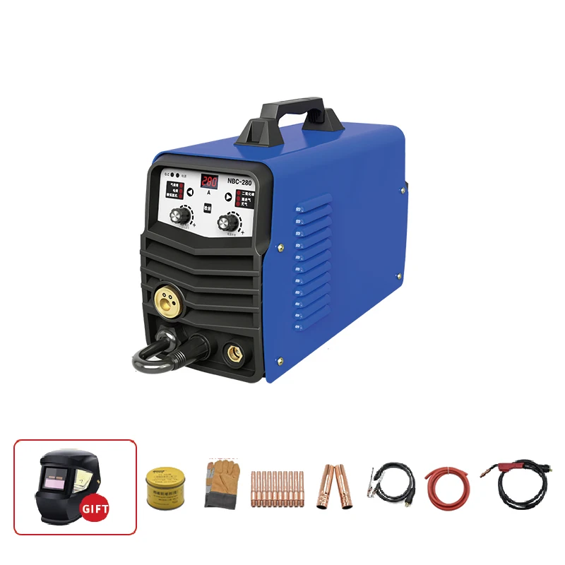 Home Use 280A MIG Welder Flux Core MIG Welder Lift TIG Stick 3 in 1 Welding Machine