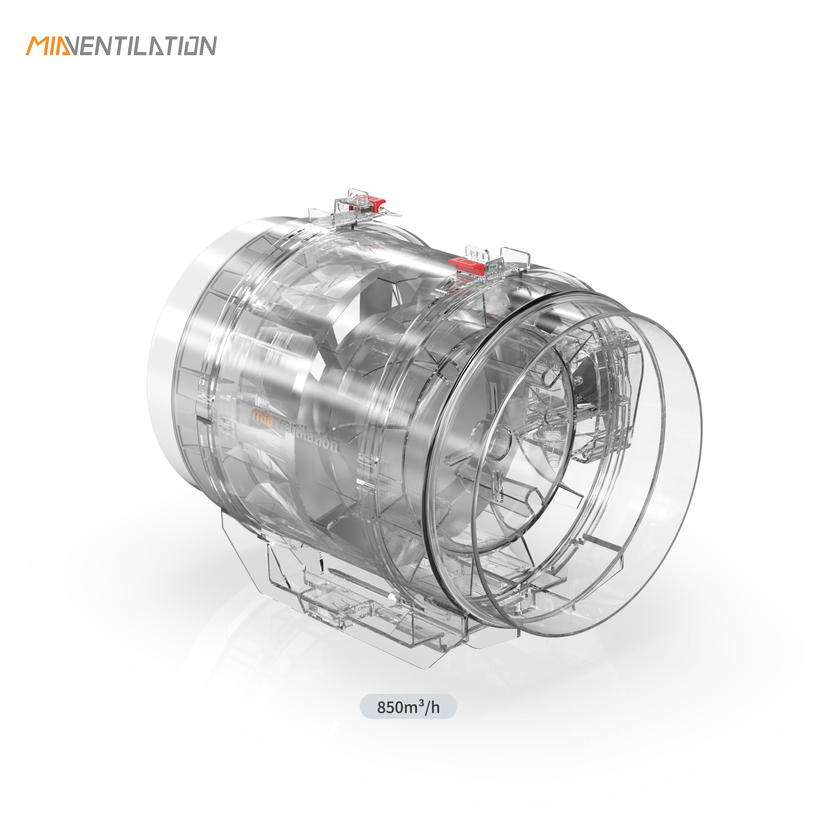 900m3/h reversible inline flexible exhaust  silent high air flow 200mm forced ventilation fan bathroom extractor duct fan