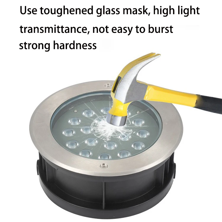 IP67 RGBW LED Ground Light LED Landscape Underground Light Waterproof Outdoor Garden Path Spot Recessed in Ground Lighting