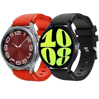 20mm/22mm Watch Strap for Samsung Galaxy Watch 4 6 Classic/5/5 pro/46mm/3/active 2/s3/s2 Silicone bracelet galaxy watch 4 strap