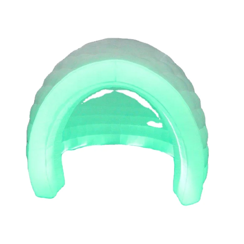 Custom Size Giant Inflatable Tent White LED Lighting Inflatable Igloo Dome Tent for Sale