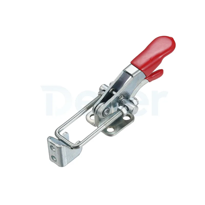 Cabinet Lever Handle Mild Steel Toggle Catch Latch Lock Clamp Hasp With Secondary Catch