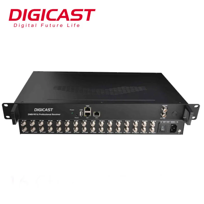 IPTV and OTT headend system contribution TV headend receiver 8 * DVBS/S2 DVBT/T2 DVBC ISDBT/Tb FTA 8 DVB in IP gateway