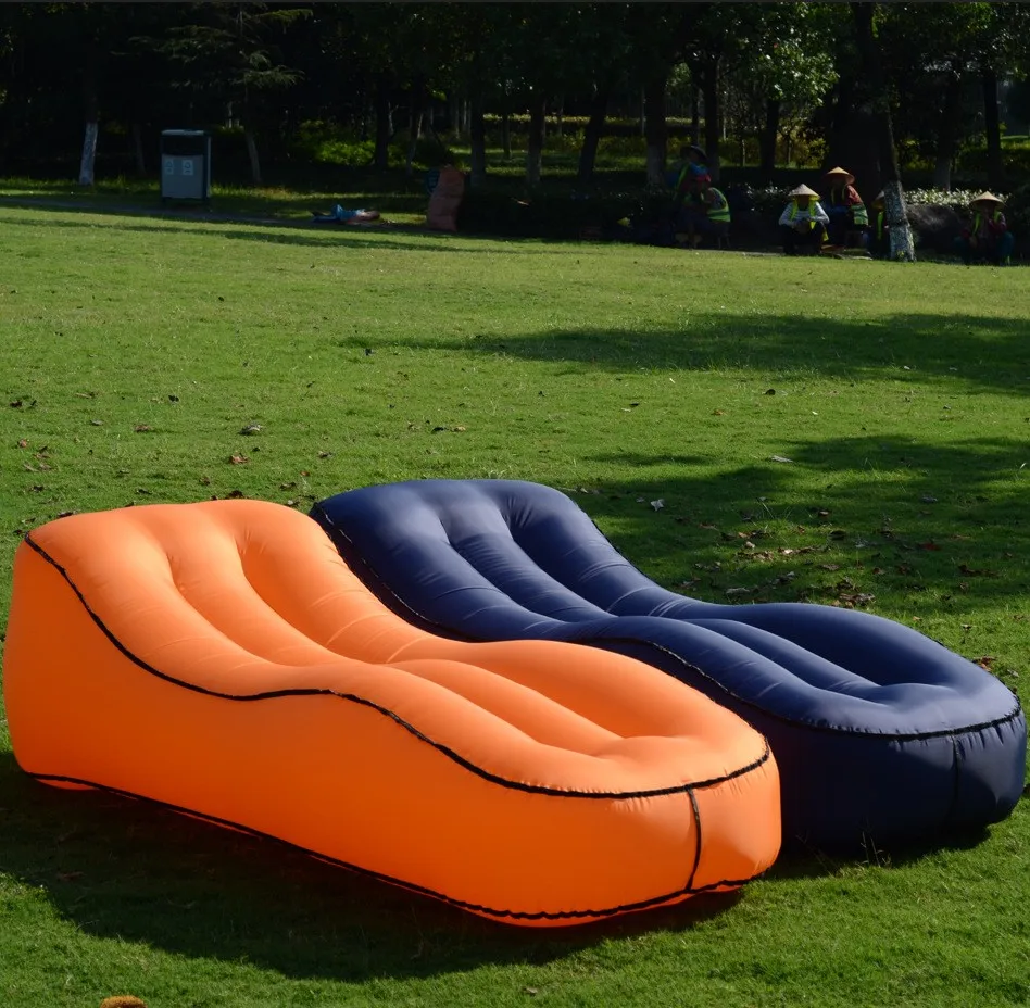 2022 Outdoor Backpacking Camping Hiking Ultralight Sleeping Mat Green Red Orange Blue Customized Furniture Air Bedroom Nylon Pcs