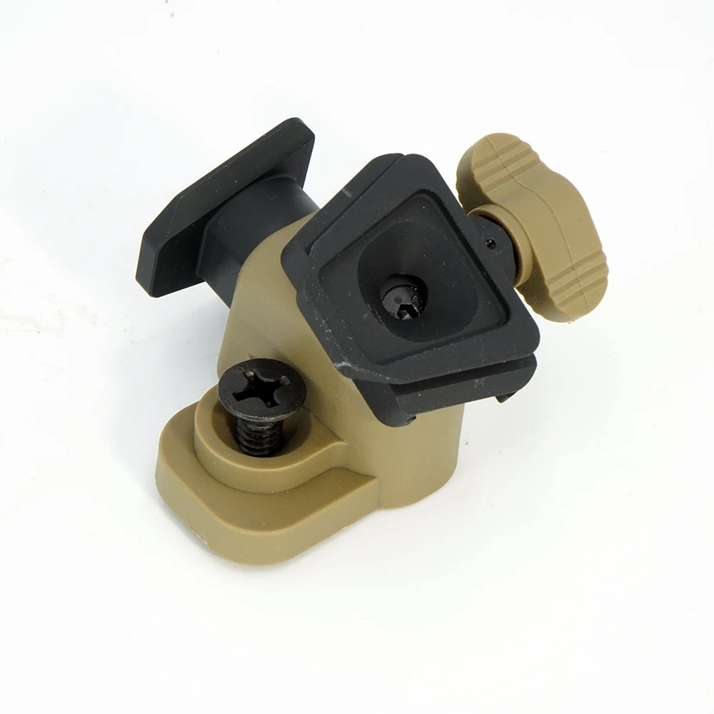 Tactical Helmet Dual Dovetail Adapter for PVS-14 Goggle NVG J-Arm Replacement Durable Anti-Wobble TAN Color