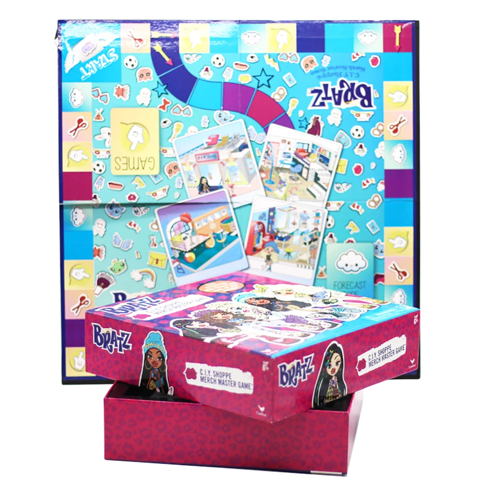 Factory design printing paper custom family play fun board game board game pieces