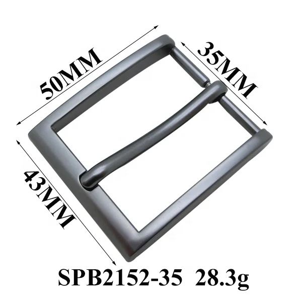 35MM Custom Made Western Nickel-Free Gun Designer Metal Belt Buckle Blanks Simple Pin Buckles Personalized Normal Germany Logo