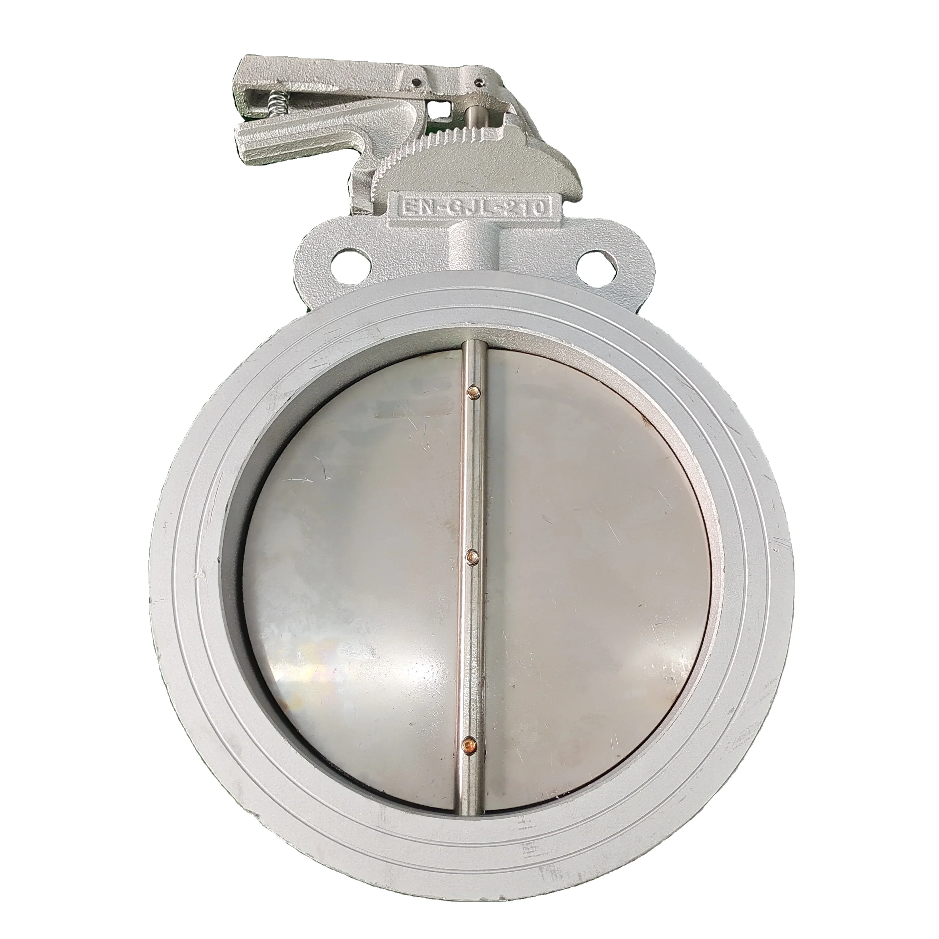 Manual cast iron butterfly valve JRK200 Short Handle Turbo Butterfly Scaled Flange Butterfly Valve