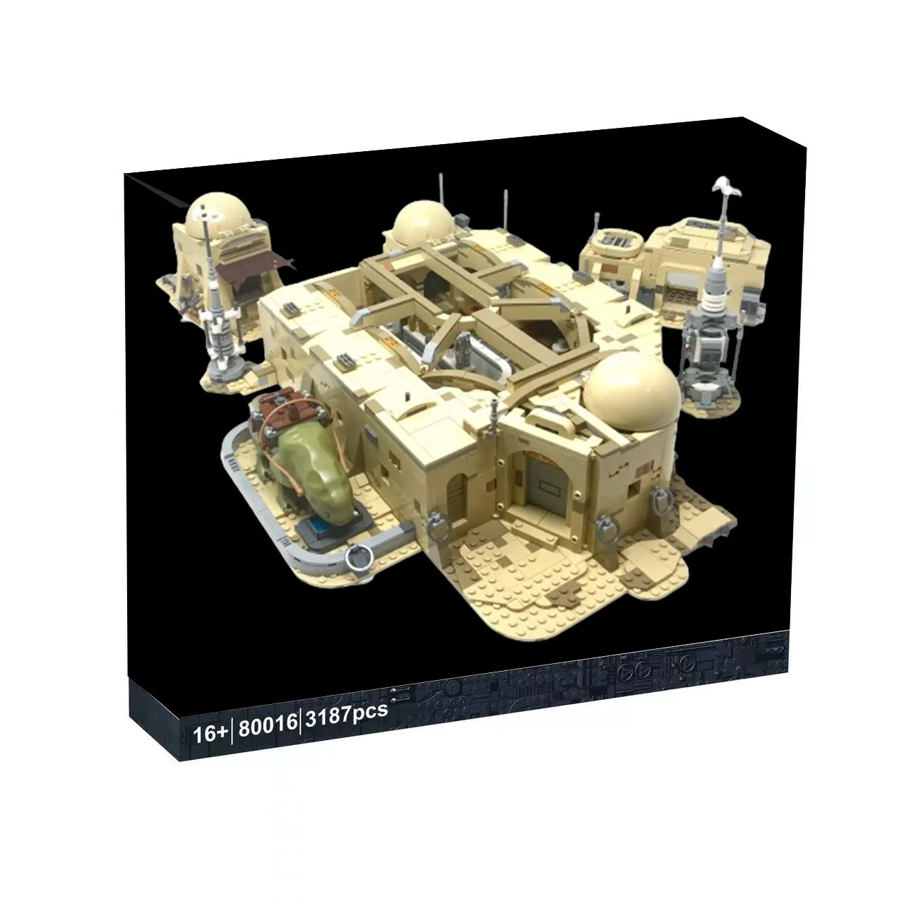 Mos Eisleys Cantina 60016 совместимый 80016 MOC космический фильм строительные блоки игрушки Кирпичи Рождественский подарок 3187 + шт/набор 88801