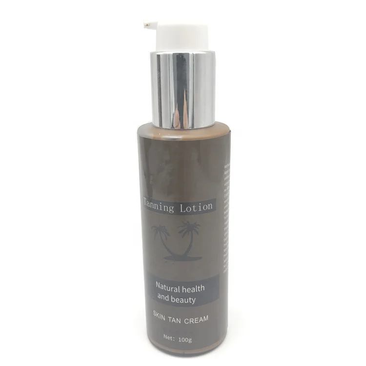 OEM private label sunbed dark tanning lotion for skin care