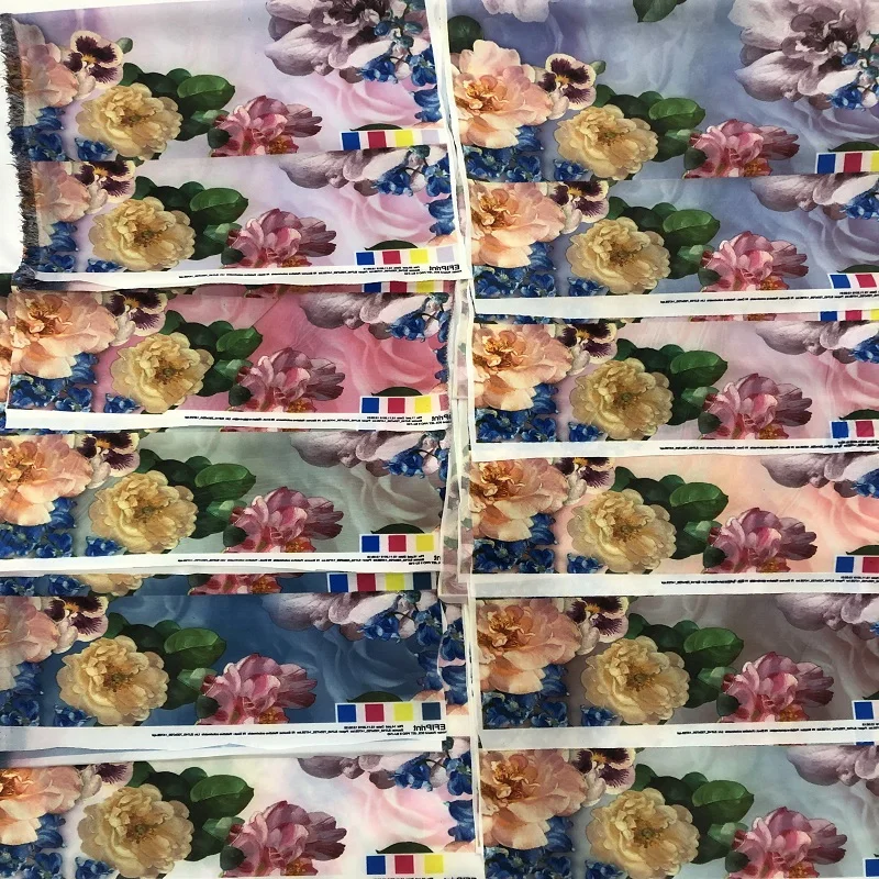 good  price  digital 100% polyester  Paper printing  fabric  50D weight 70gsm