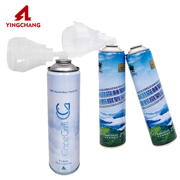 refillable oxygen tinplate empty aerosol can