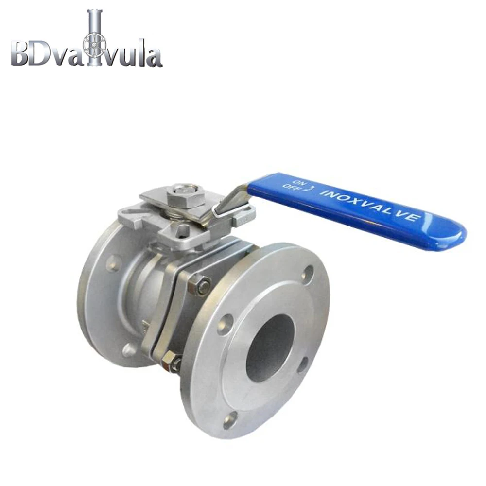 2 PCS Flanged Ball Valve 1000WOG Stainless Steel Used For Water