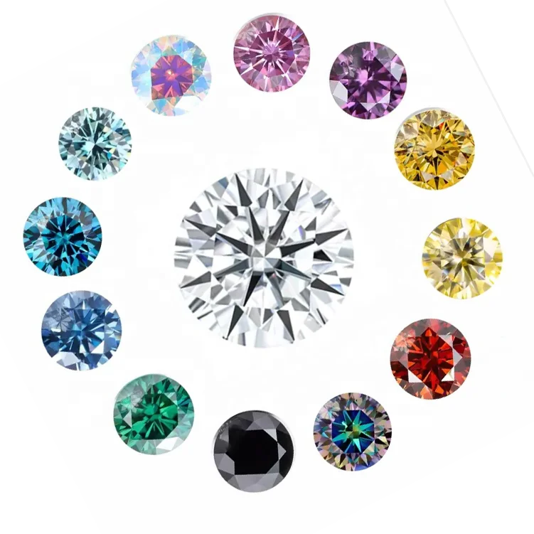 lab grown Diamond Round D Color Manufacturer GRA VVS Diamond Loose Moissanite