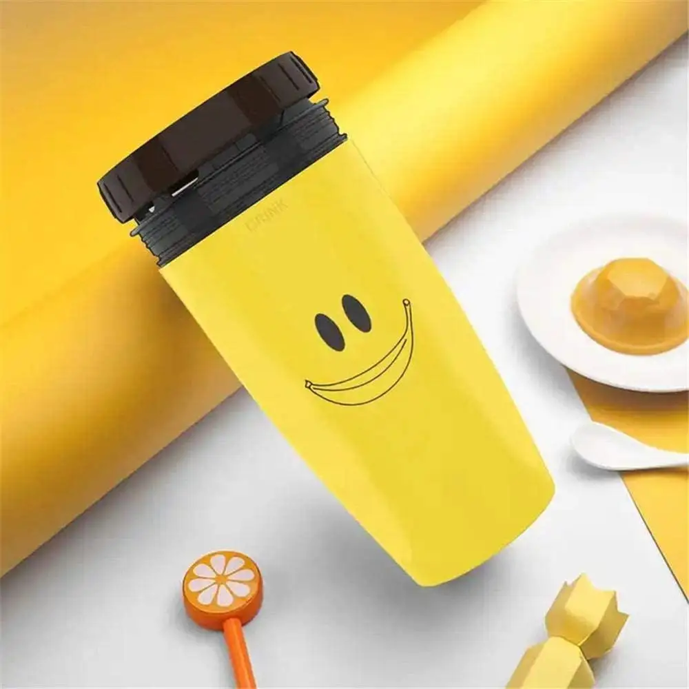 PROKTH Twizz Travel Mug with Unique Twist Leak-Proof Design Lidless Silicone Membrane Twist Sippy Cup,12 Ounce Double Walled Ins