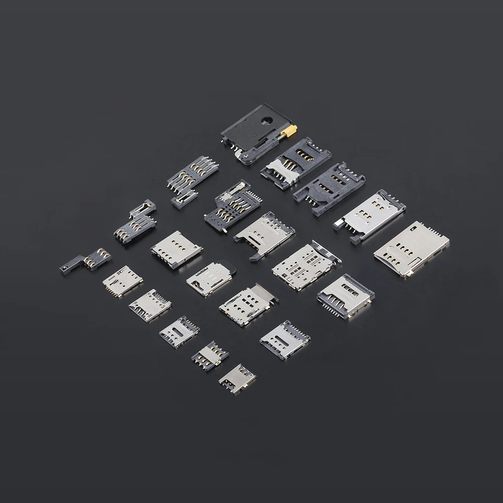 MUP-C782 Nano card connector SMI Type H1.35mm without switch for GPS tracker