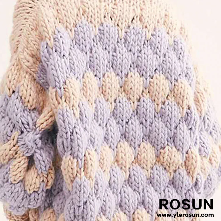 Customized casual knitted wool ribbed sweater, fashionable knitted wool cardigan