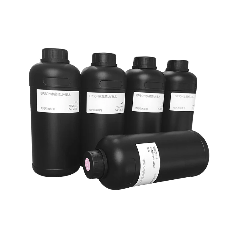 1L UV DTF Ink I3200 L1800 1000ml Textile Pigment DTF White Ink for Epson L1805 P800 DX5 DX7 XP600 UV DTF Transfers Printer