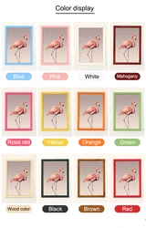 Лидер продаж, простой модный A1 A2 A3 A4 A5 под заказ, оптовая продажа, деревянные картинные рамки, дубовые картины, фоторамка